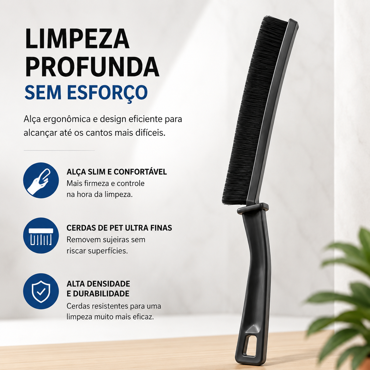 Escova de limpeza de fendas, limpador de rejunte, escova profunda para juntas de azulejos