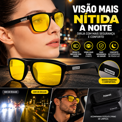 Óculos de Visão Noturna Polarizados UV400 — Masculino e Feminino