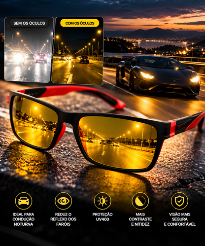 Óculos de Visão Noturna Polarizados UV400 — Masculino e Feminino