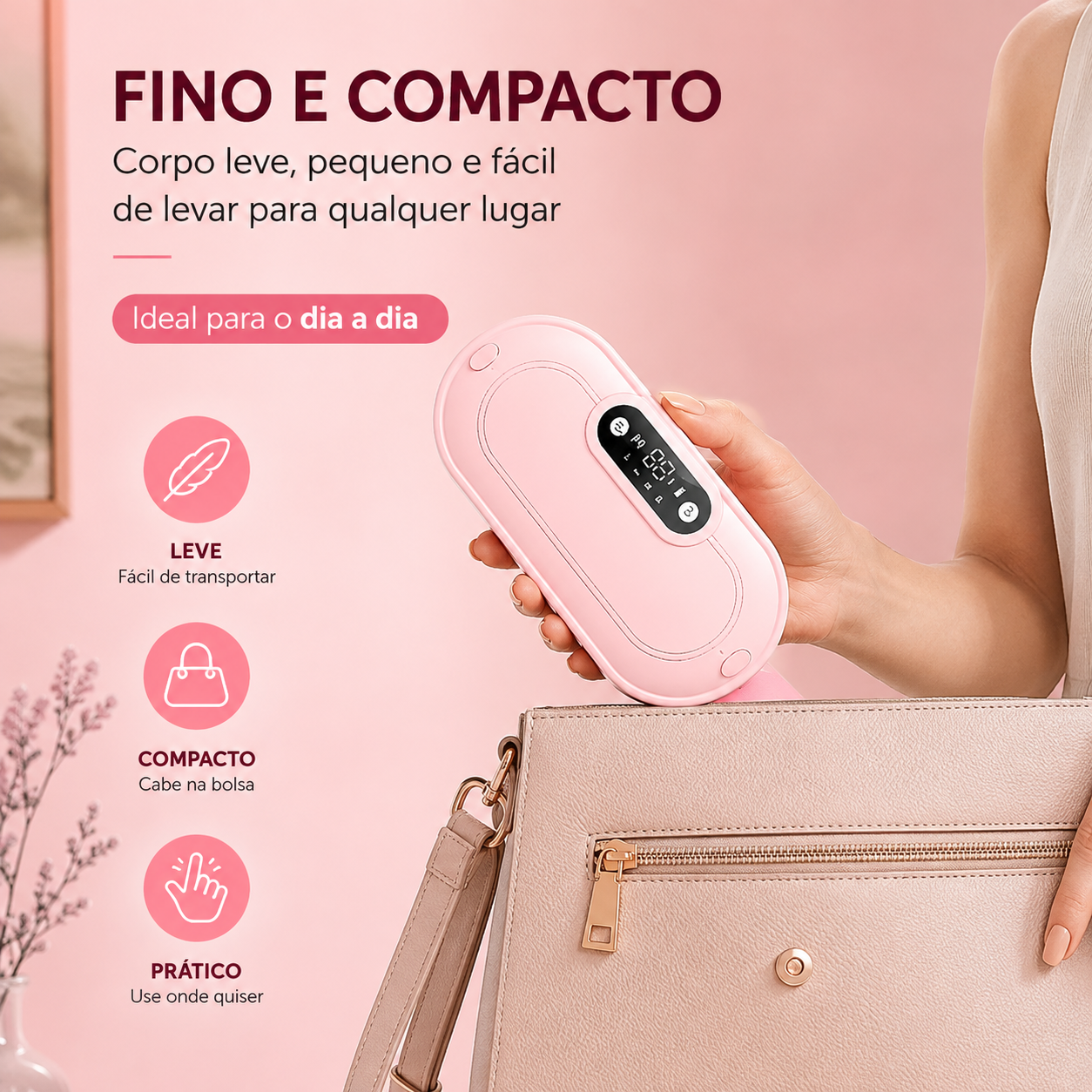 Cinto Térmico Menstrual para Alívio das Cólicas