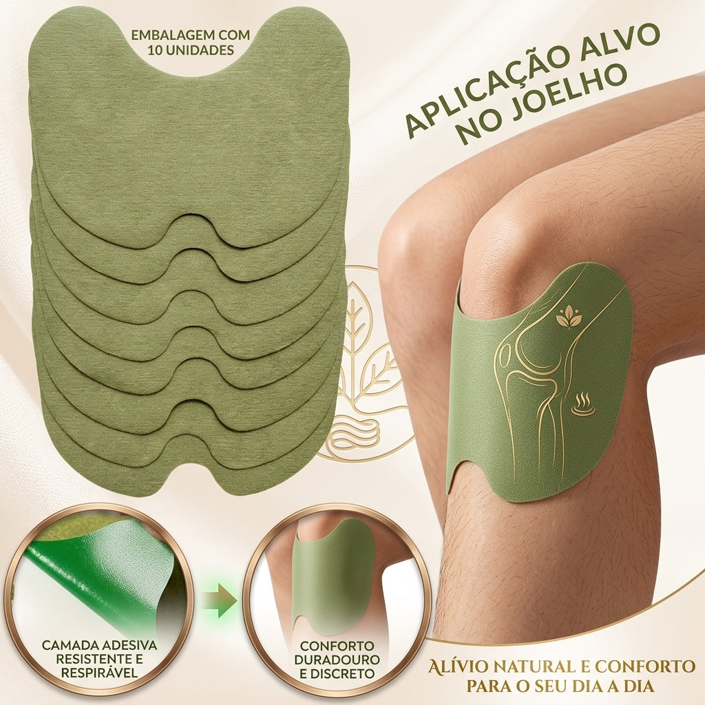 Adesivo Térmico para dres nos Joelhos, Ombros e Pescoço